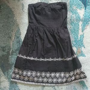 Black Strapless Dress